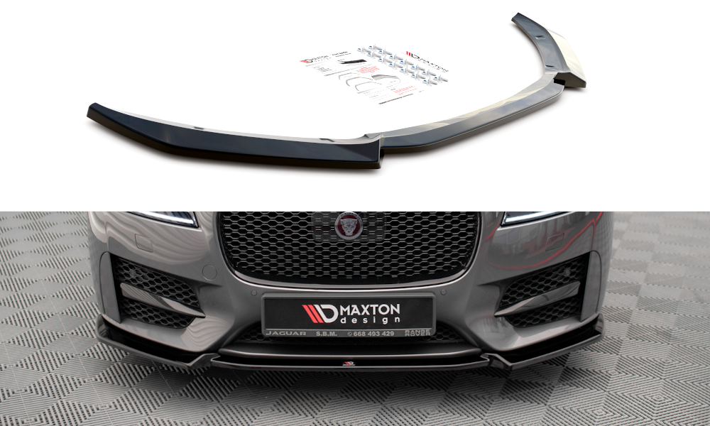 Frontspoiler Jaguar XF II (X260) R-Sport 2015 - 2020 | V.2 Glossy Black Edition – bilde 3