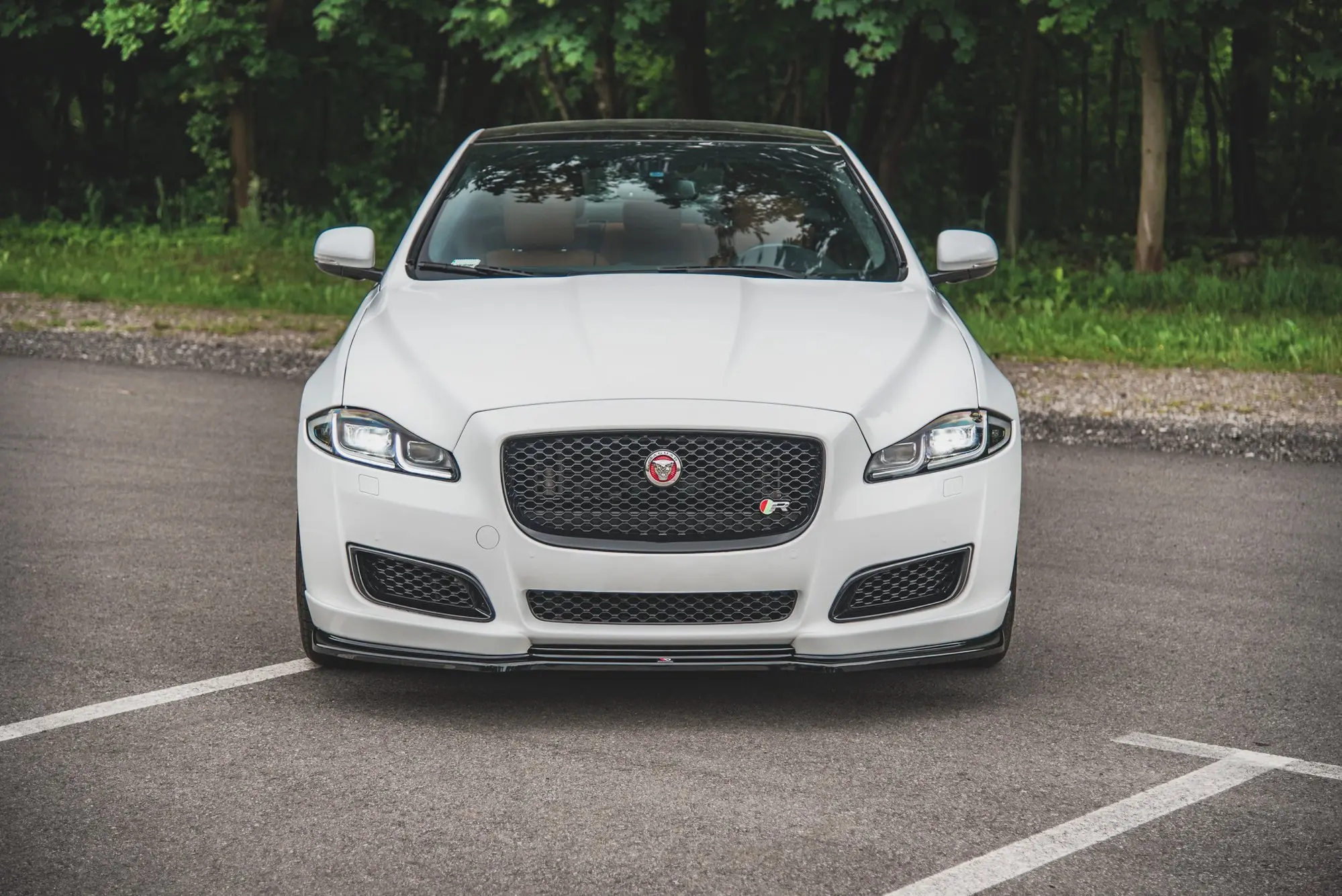 Frontspoiler Jaguar XJ (X351) Facelift 2015-2019 | Glossy Black Edition – bilde 4