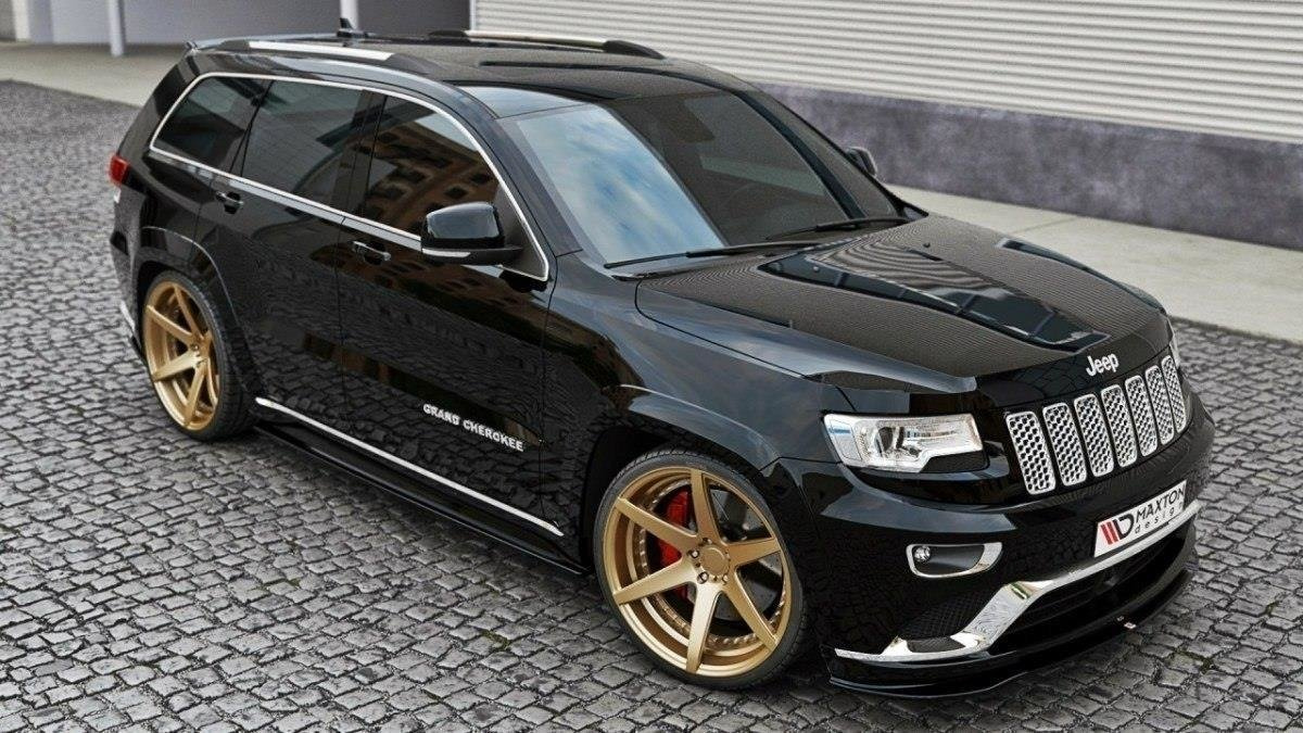 Frontspoiler Jeep Grand Cherokee IV WK2 2013 - 2017 | Sport Glossy Black Edition