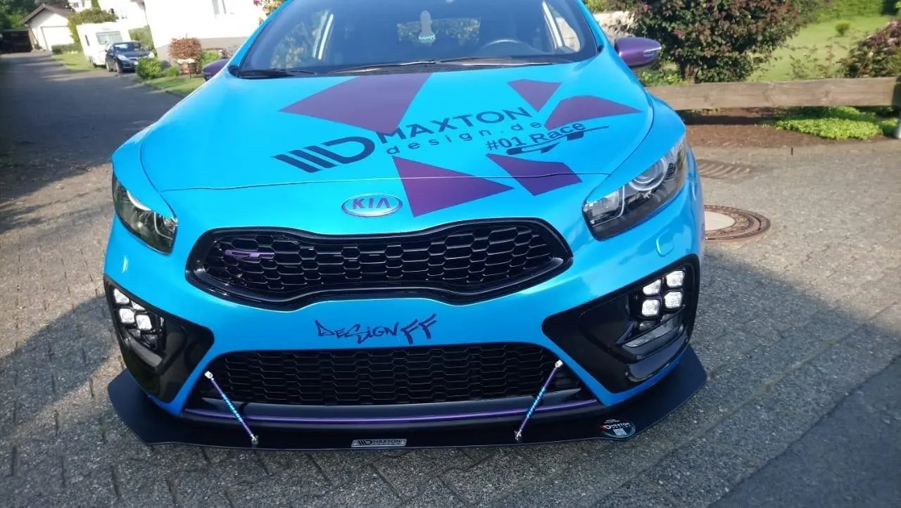Frontspoiler Kia Cee’d GT II 2012 - 2018 | Racing Black Edition – bilde 2