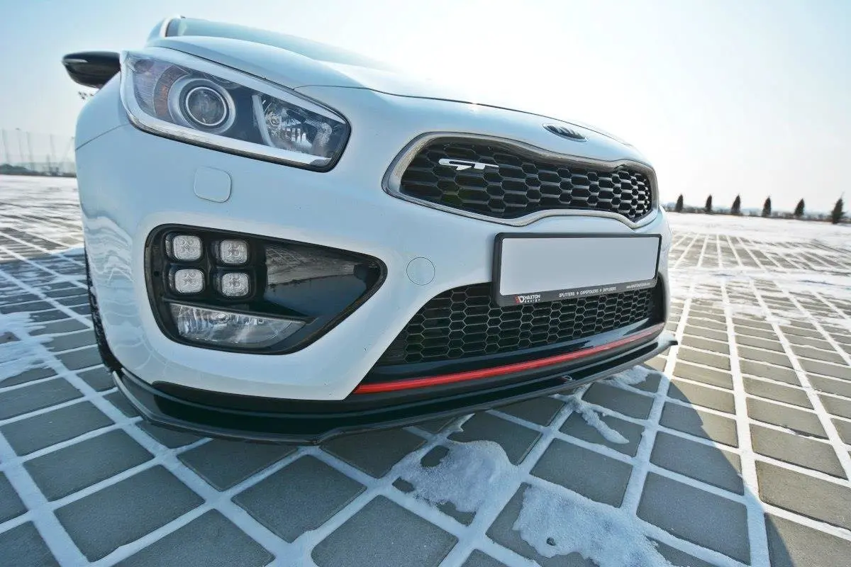 Frontspoiler Kia Cee’d GT II 2012 - 2018 | V.1 Glossy Black Edition