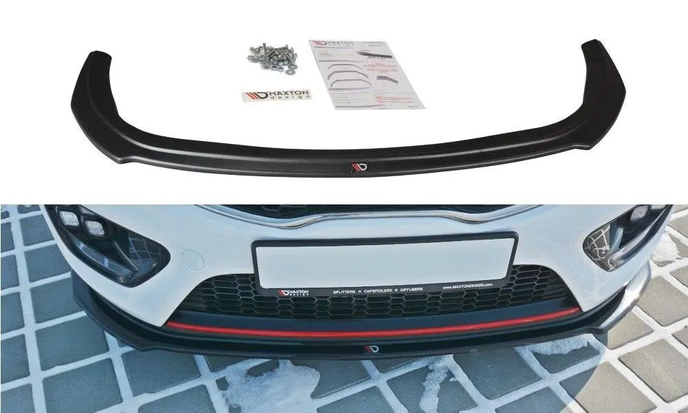 Frontspoiler Kia Cee’d GT II 2012 - 2018 | V.1 Glossy Black Edition – bilde 2