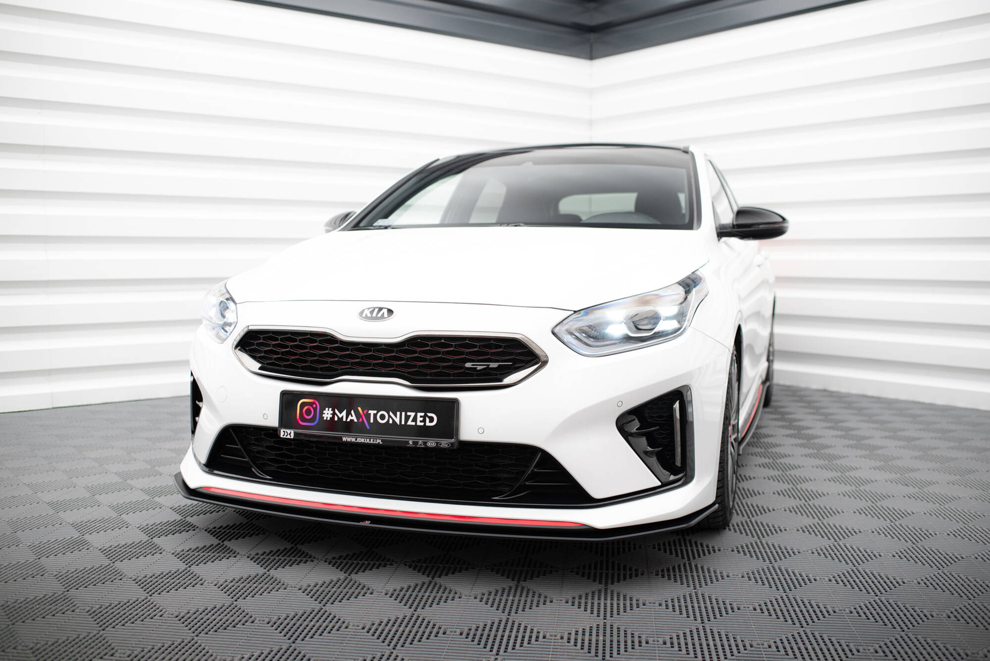 Frontspoiler Kia Ceed GT III / ProCeed I 2018 - 2022 | Sport Glossy Black Edition