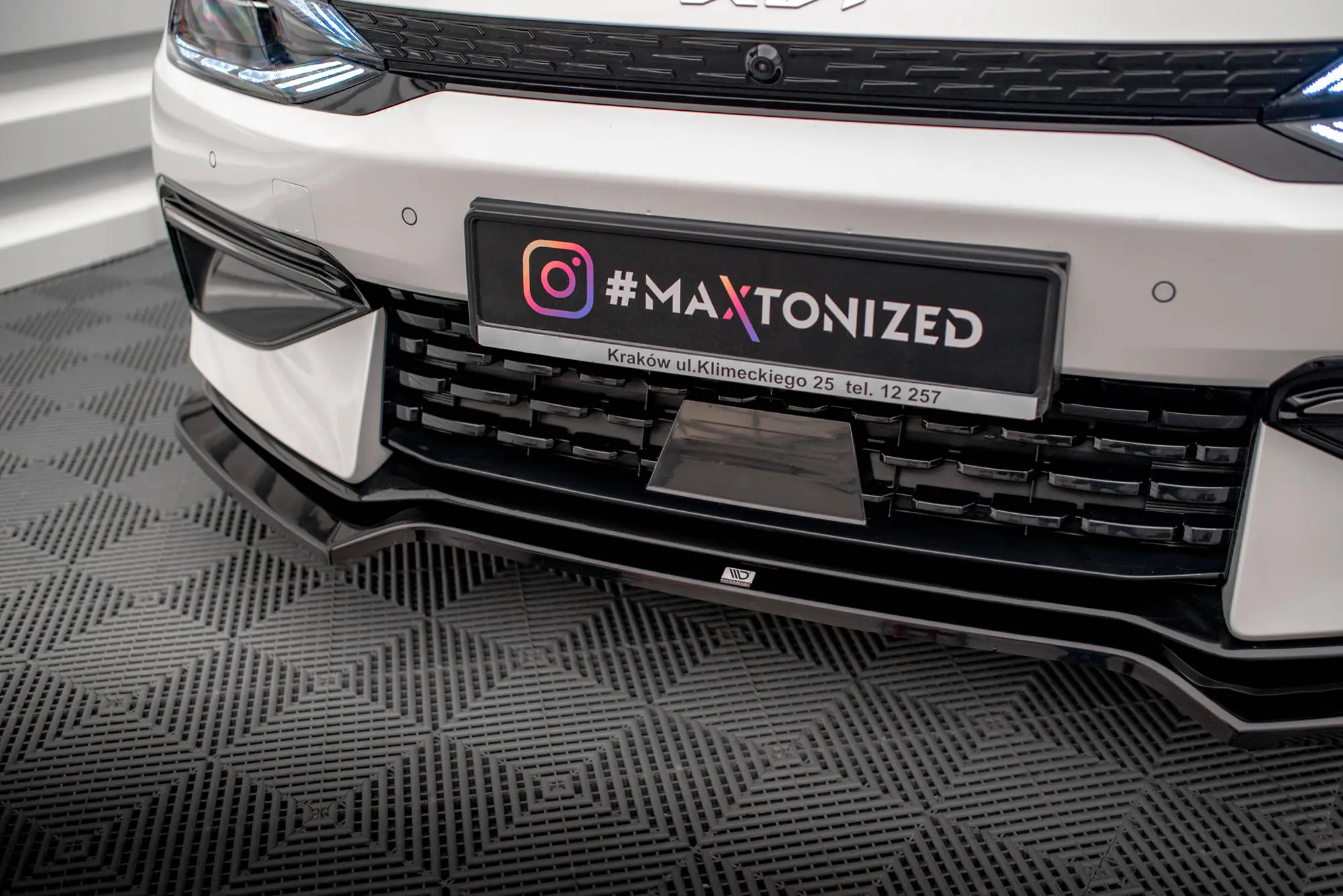 Frontspoiler Kia EV6 GT-Line 2021 - 2024 | V.1 Glossy Black Edition