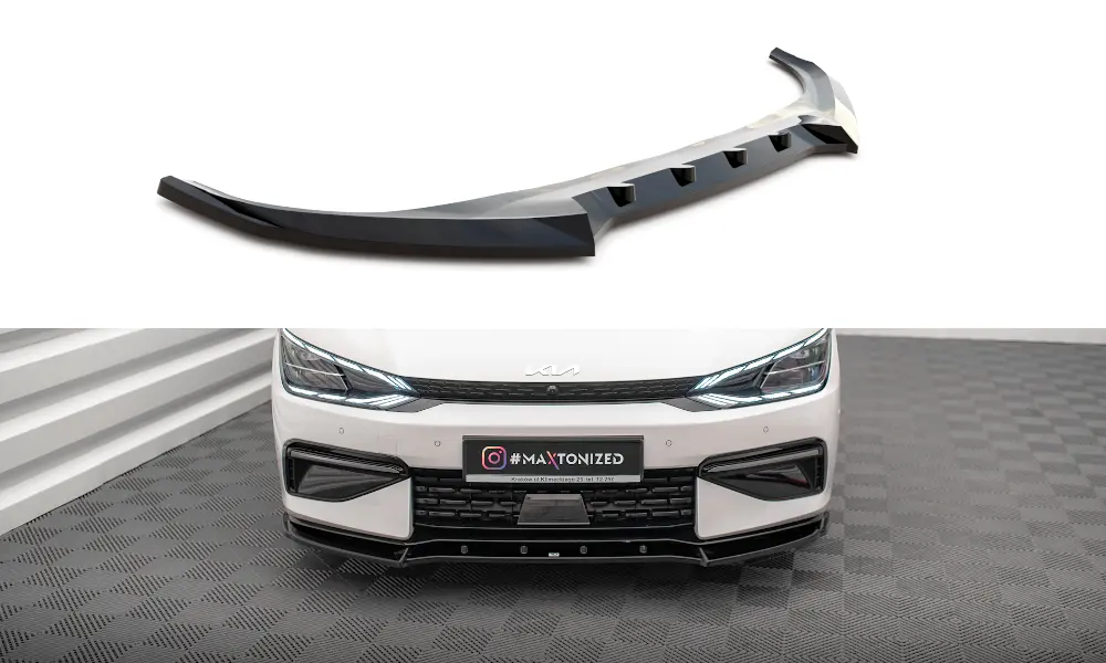 Frontspoiler Kia EV6 GT-Line 2021 - 2024 | V.2 Glossy Black Edition – bilde 4