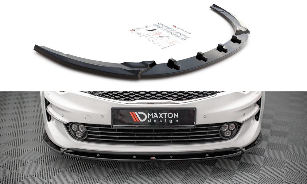Frontspoiler Kia Optima IV 2015-2018 | V.1 Glossy Black Edition – bilde 2