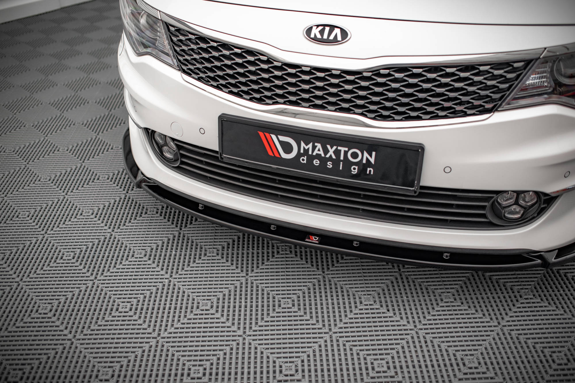 Frontspoiler Kia Optima IV 2015-2018 | V.1 Glossy Black Edition – bilde 3