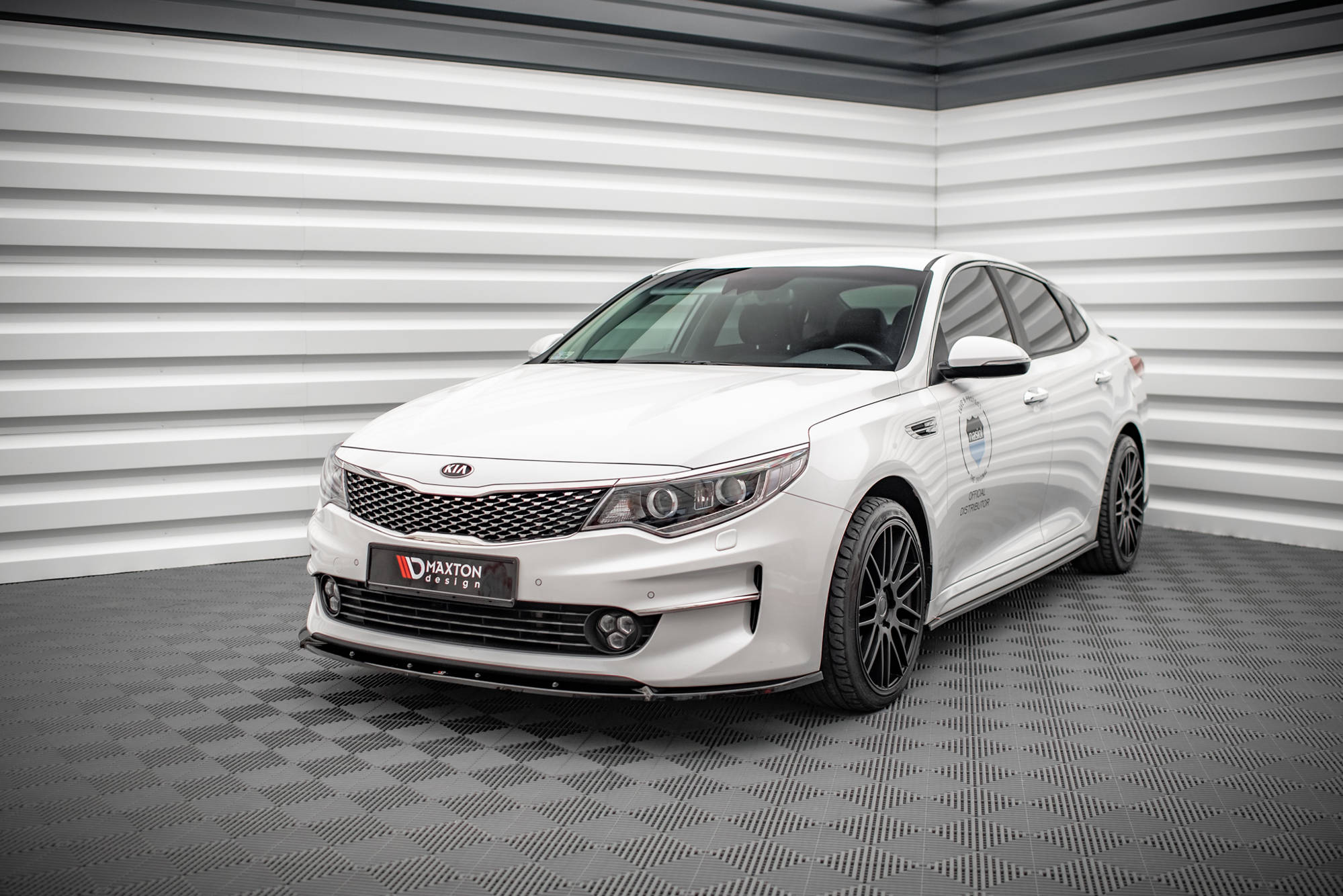 Frontspoiler Kia Optima IV 2015-2018 | V.1 Glossy Black Edition – bilde 4