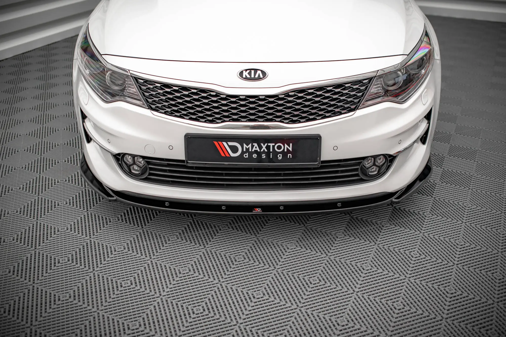 Frontspoiler Kia Optima IV 2015-2018 | V.2 Glossy Black Edition – bilde 3