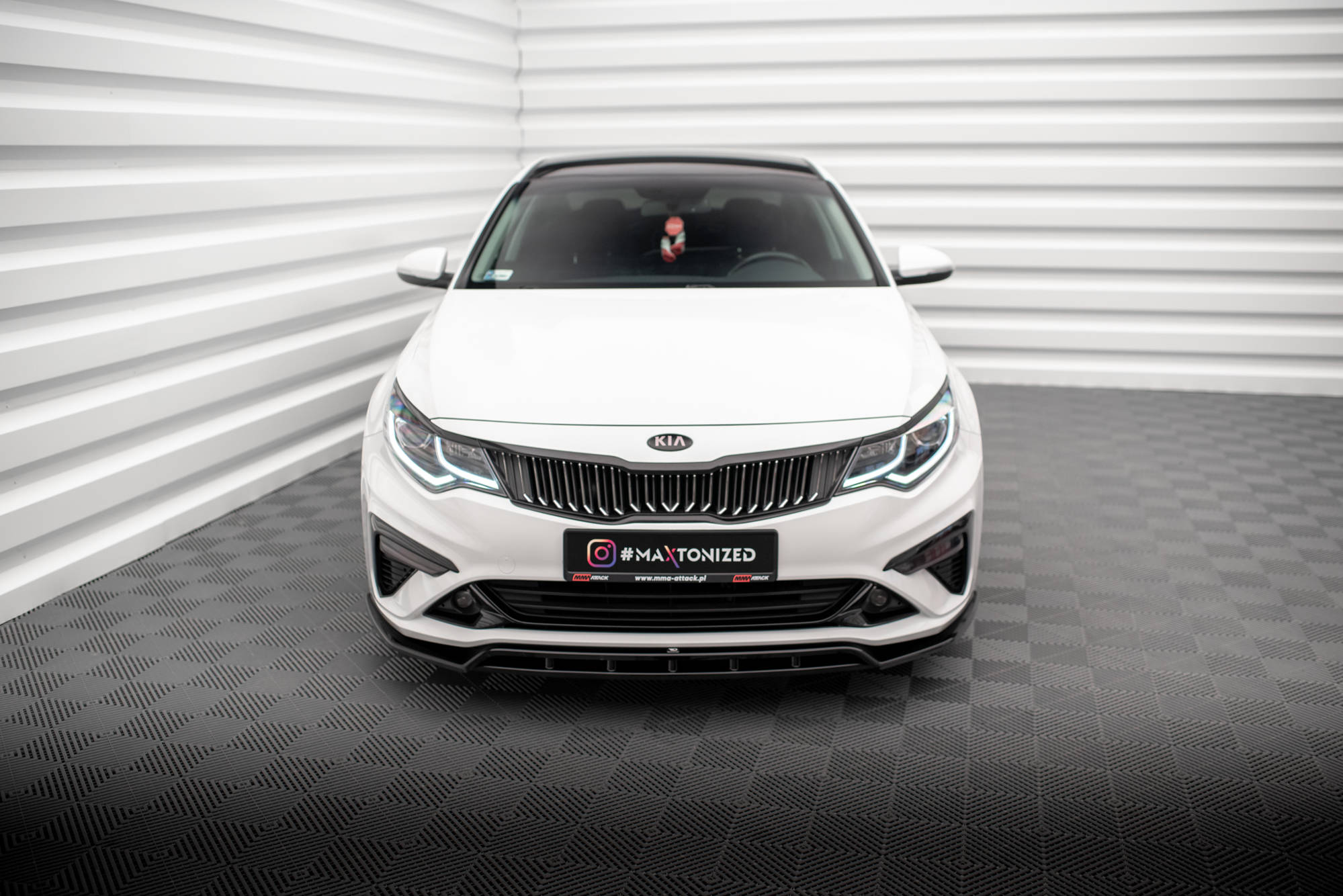 Frontspoiler Kia Optima IV Facelift 2018-2020 | V.1 Glossy Black Edition
