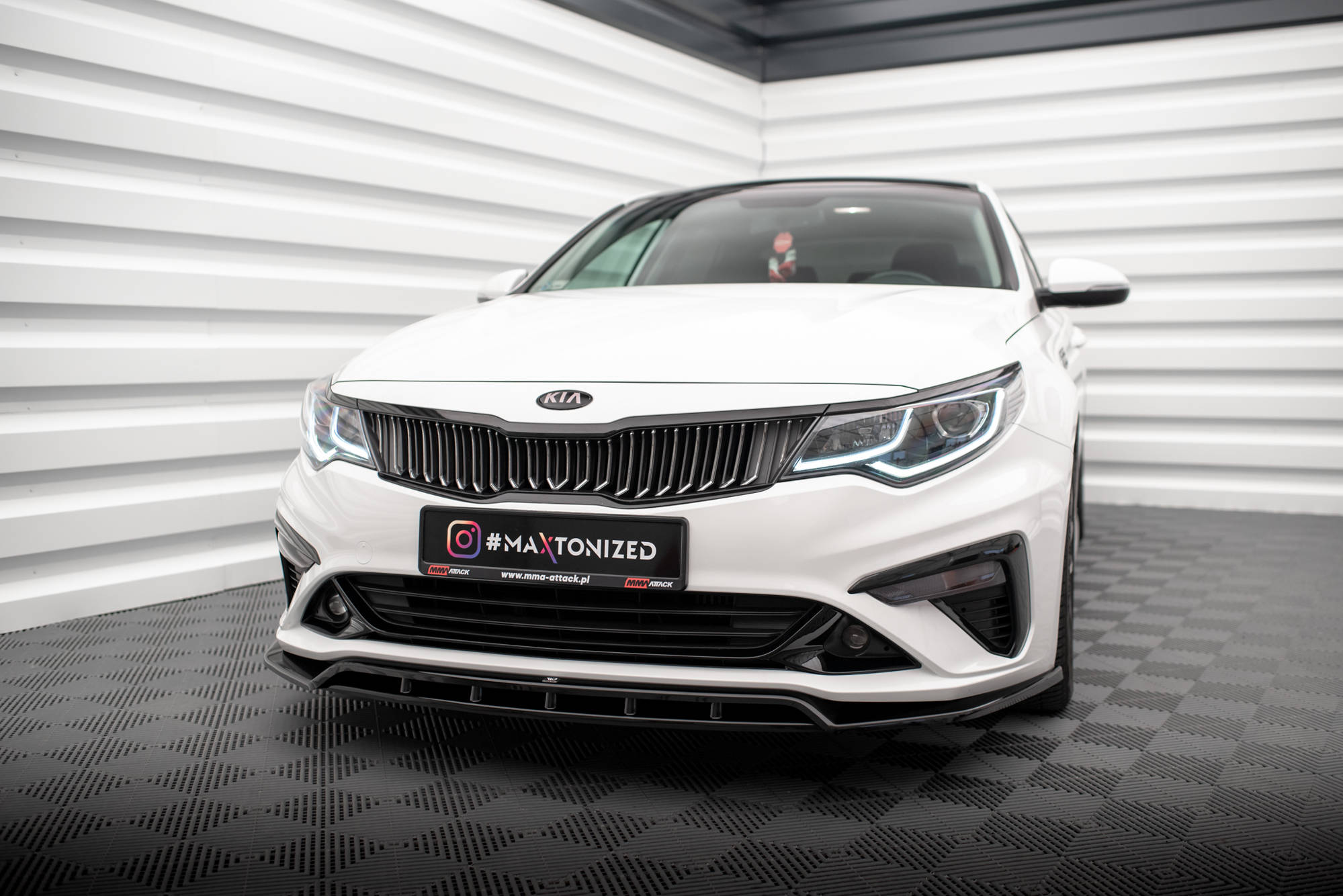 Frontspoiler Kia Optima IV Facelift 2018-2020 | V.1 Glossy Black Edition – bilde 4