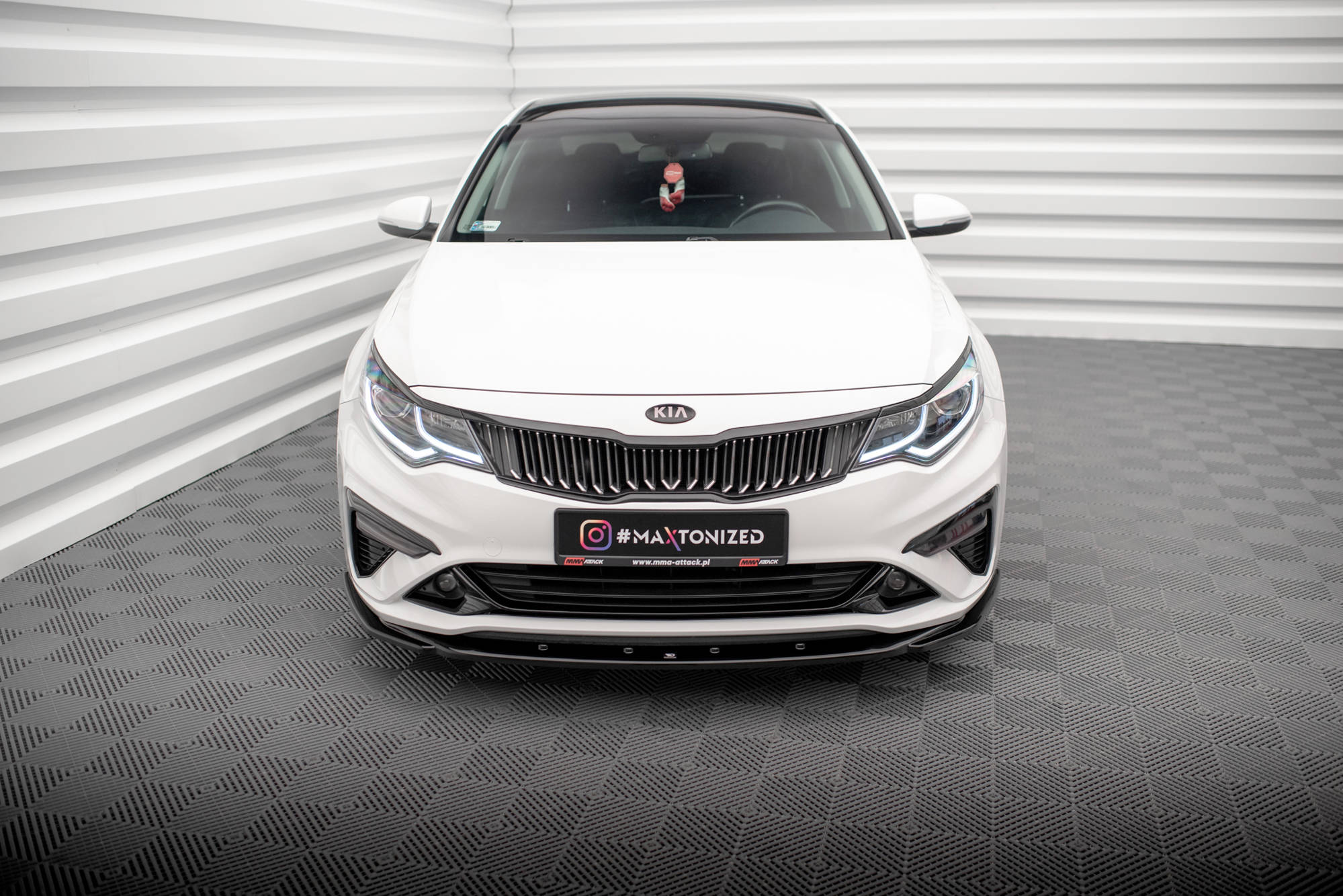 Frontspoiler Kia Optima IV Facelift 2018-2020 | V.2 Glossy Black Edition