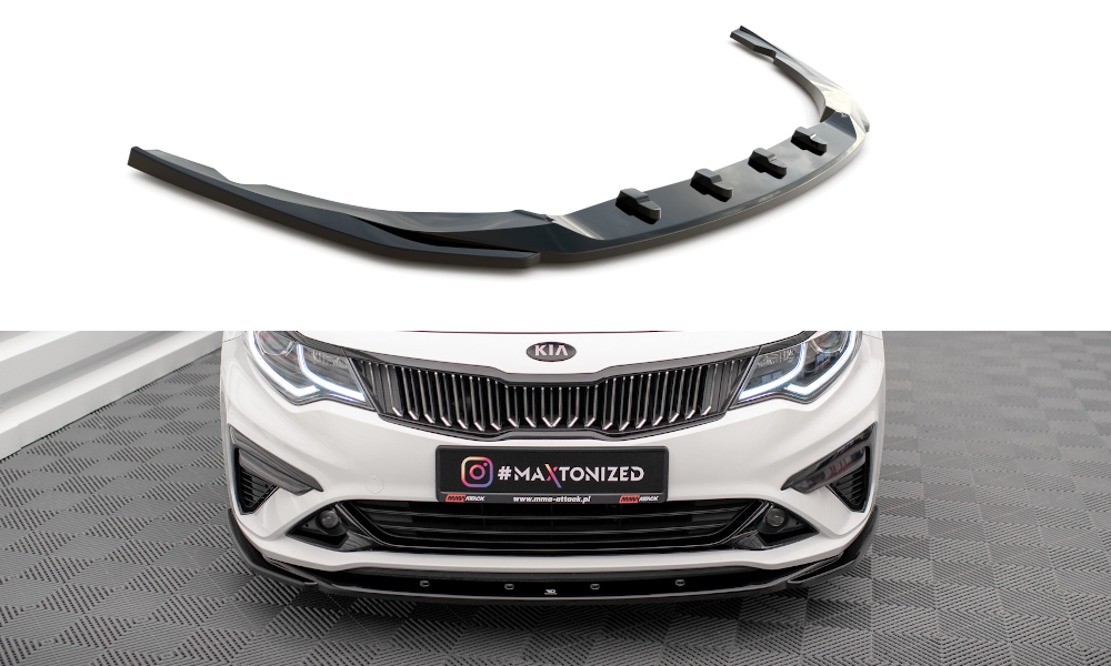 Frontspoiler Kia Optima IV Facelift 2018-2020 | V.2 Glossy Black Edition – bilde 2