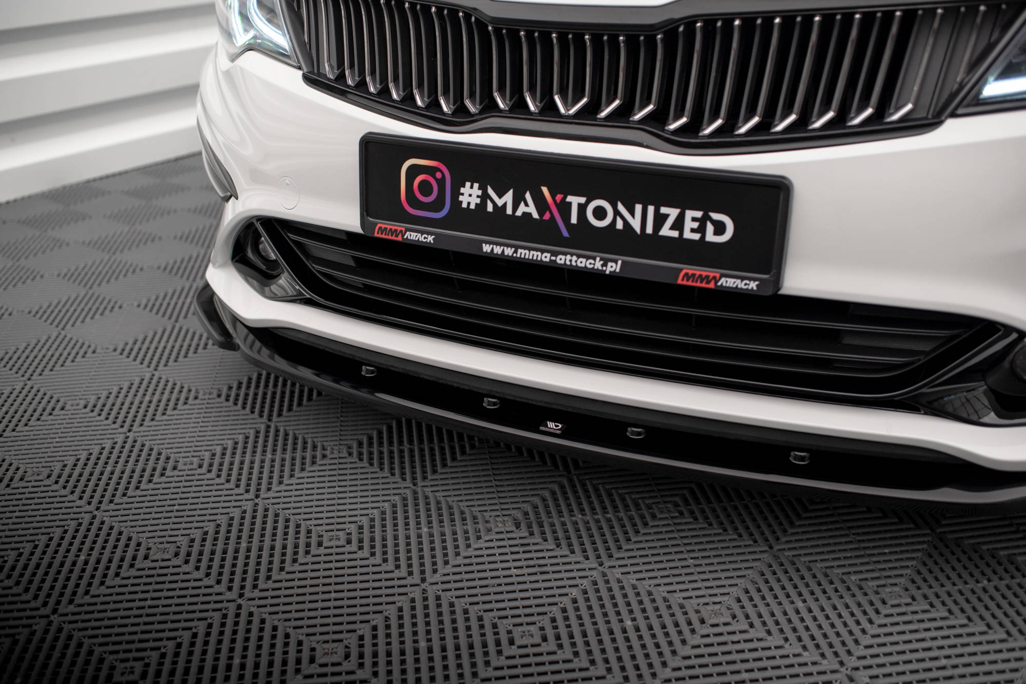 Frontspoiler Kia Optima IV Facelift 2018-2020 | V.2 Glossy Black Edition – bilde 3