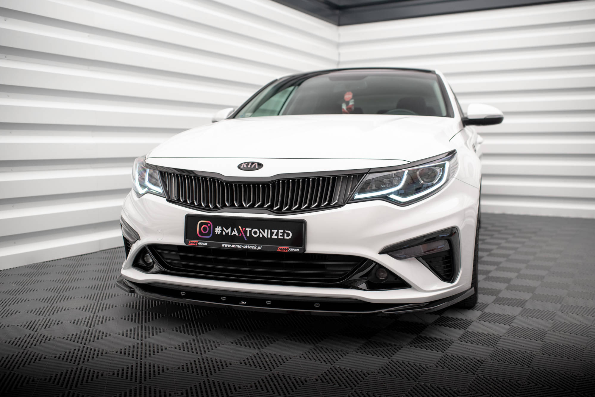 Frontspoiler Kia Optima IV Facelift 2018-2020 | V.2 Glossy Black Edition – bilde 4