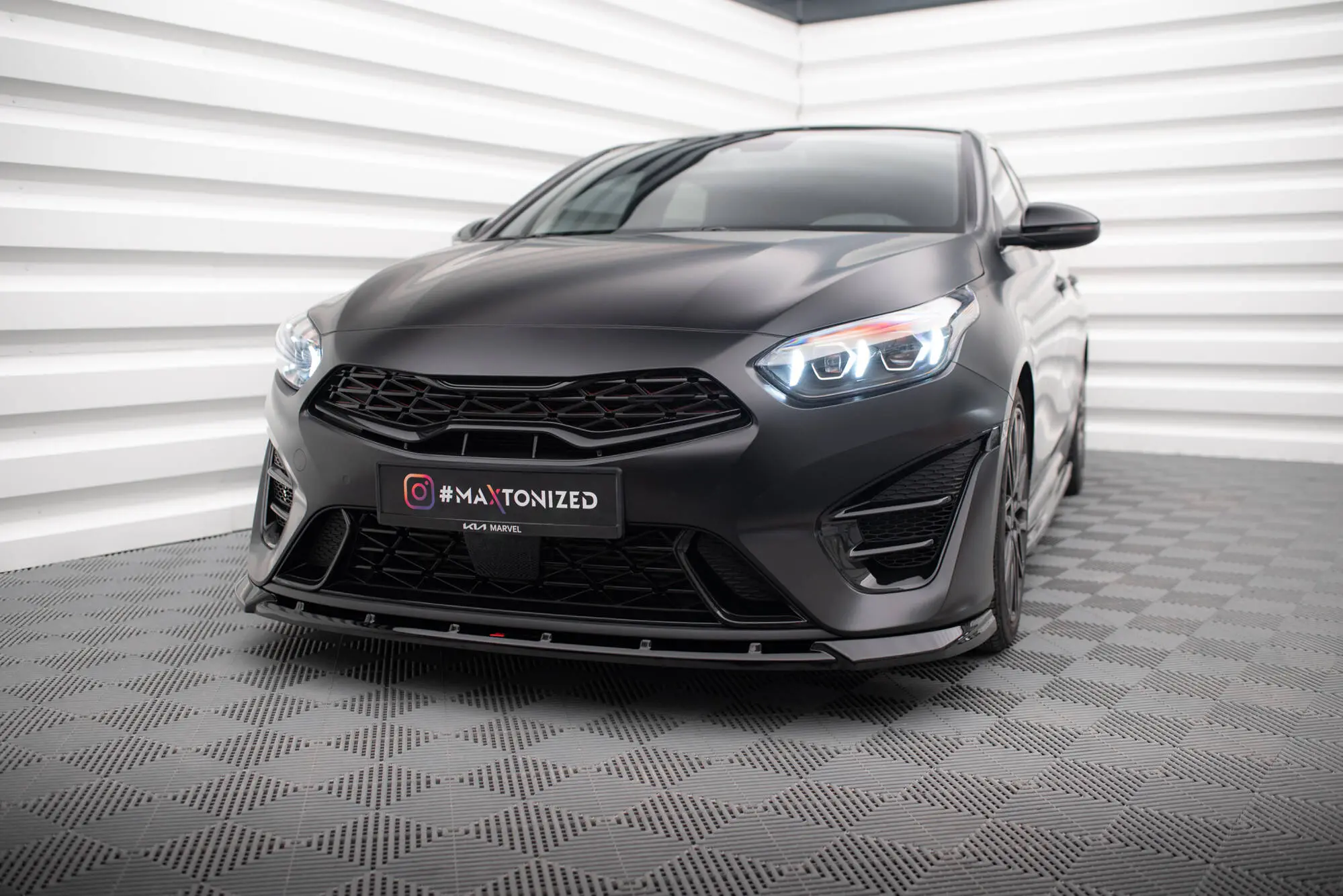 Frontspoiler Kia Proceed GT facelift 2021 - > | V.2 Glossy Black Edition