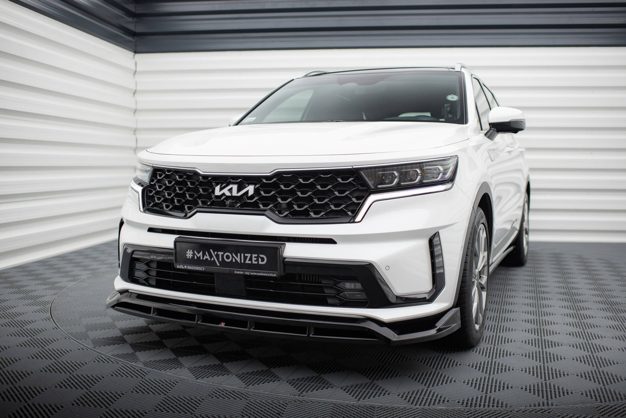 Frontspoiler Kia Sorento IV 2020 - 2023 | Sport Glossy Black Edition