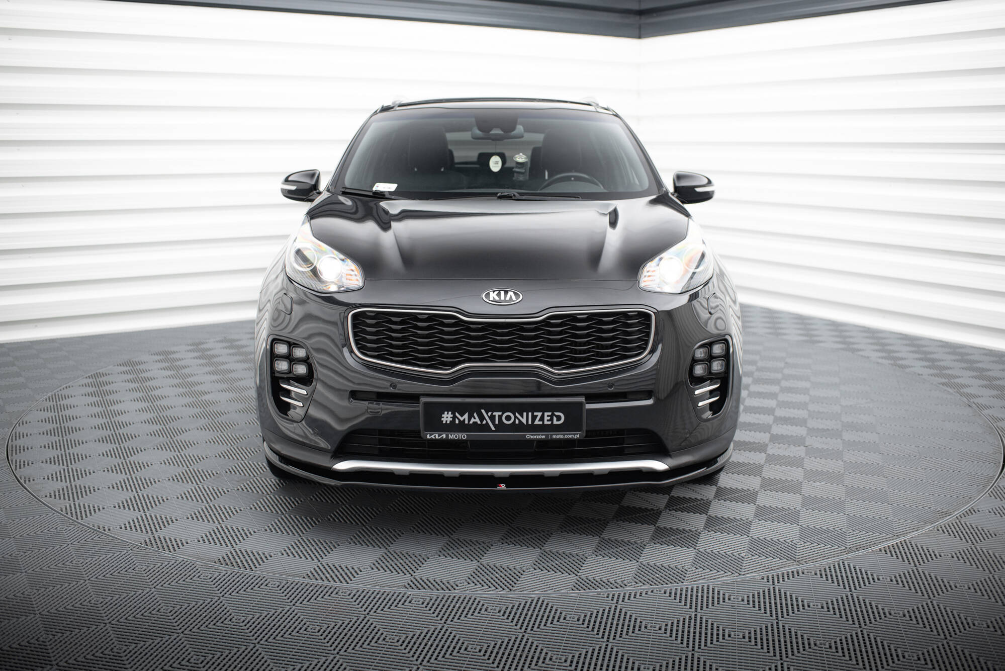 Frontspoiler Kia Sportage IV GT-Line 2015 - 2018 | Sport Glossy Black Edition – bilde 2