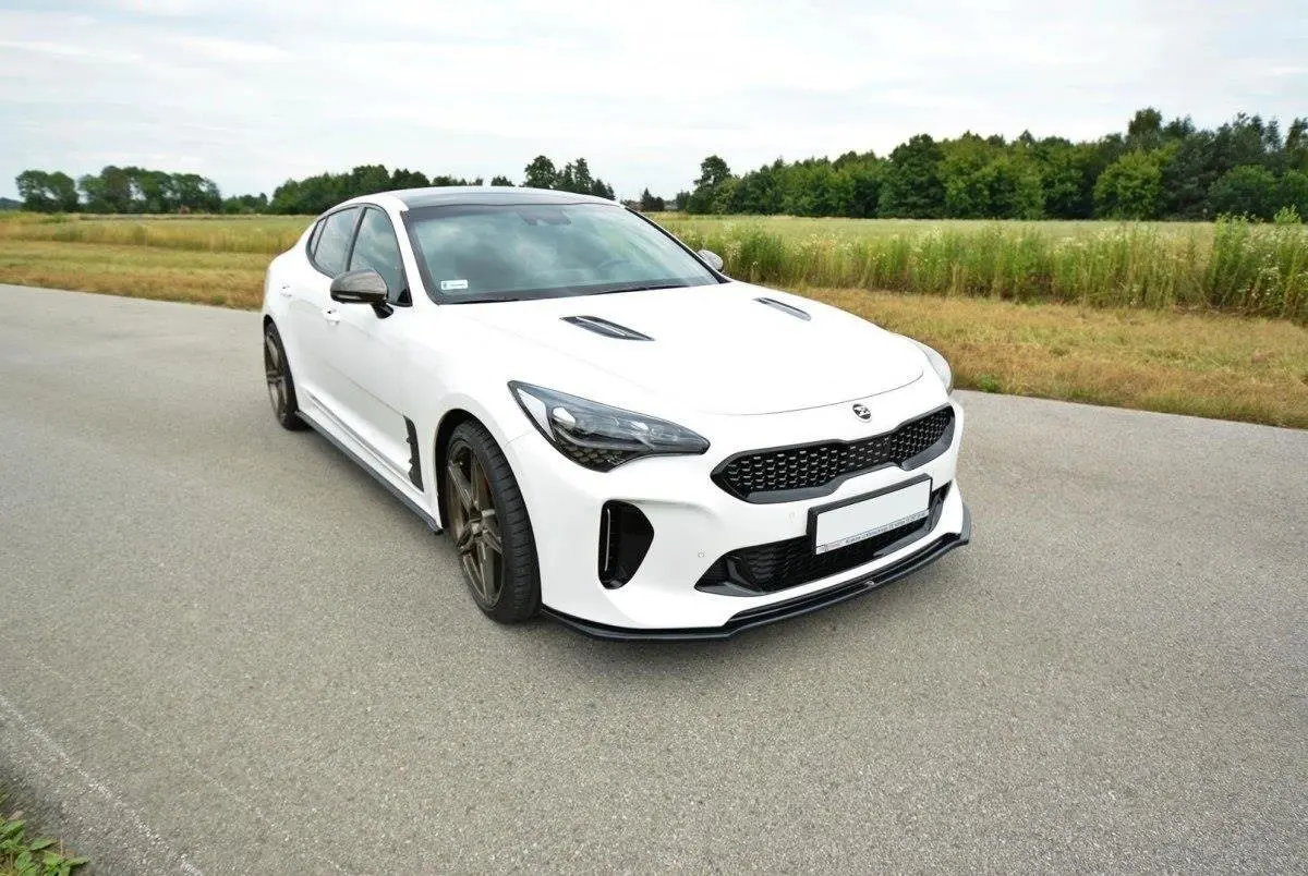 Frontspoiler Kia Stinger GT 2017-> | V.2 Glossy Black Edition – bilde 3