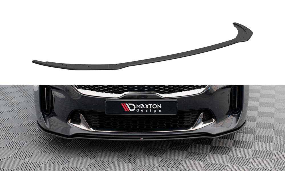 Frontspoiler Kia Stinger GT / GT-Line 2017 - 2023 | Street Pro Black Edition – bilde 2