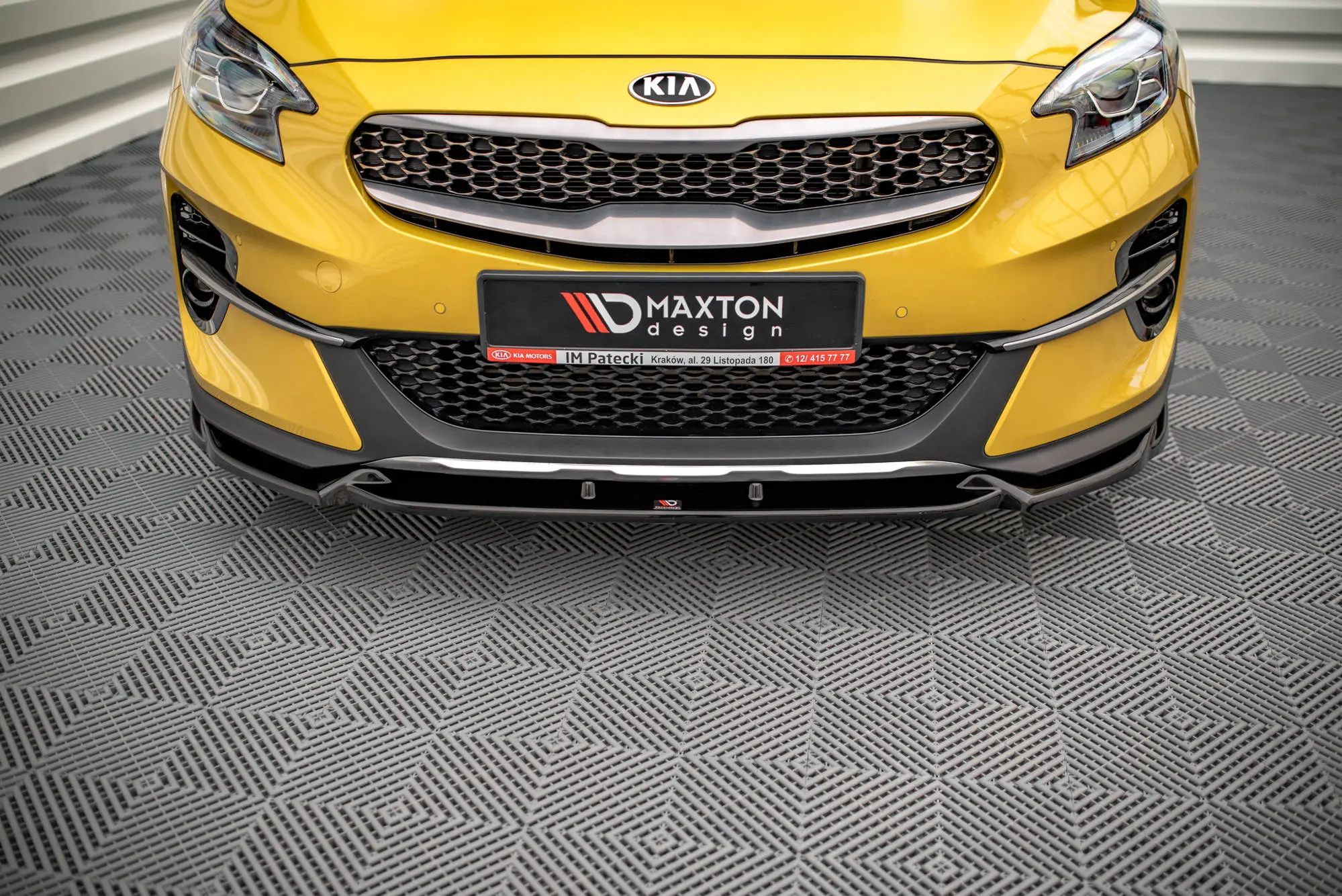Frontspoiler Kia XCeed 2019-> | Glossy Black Edition