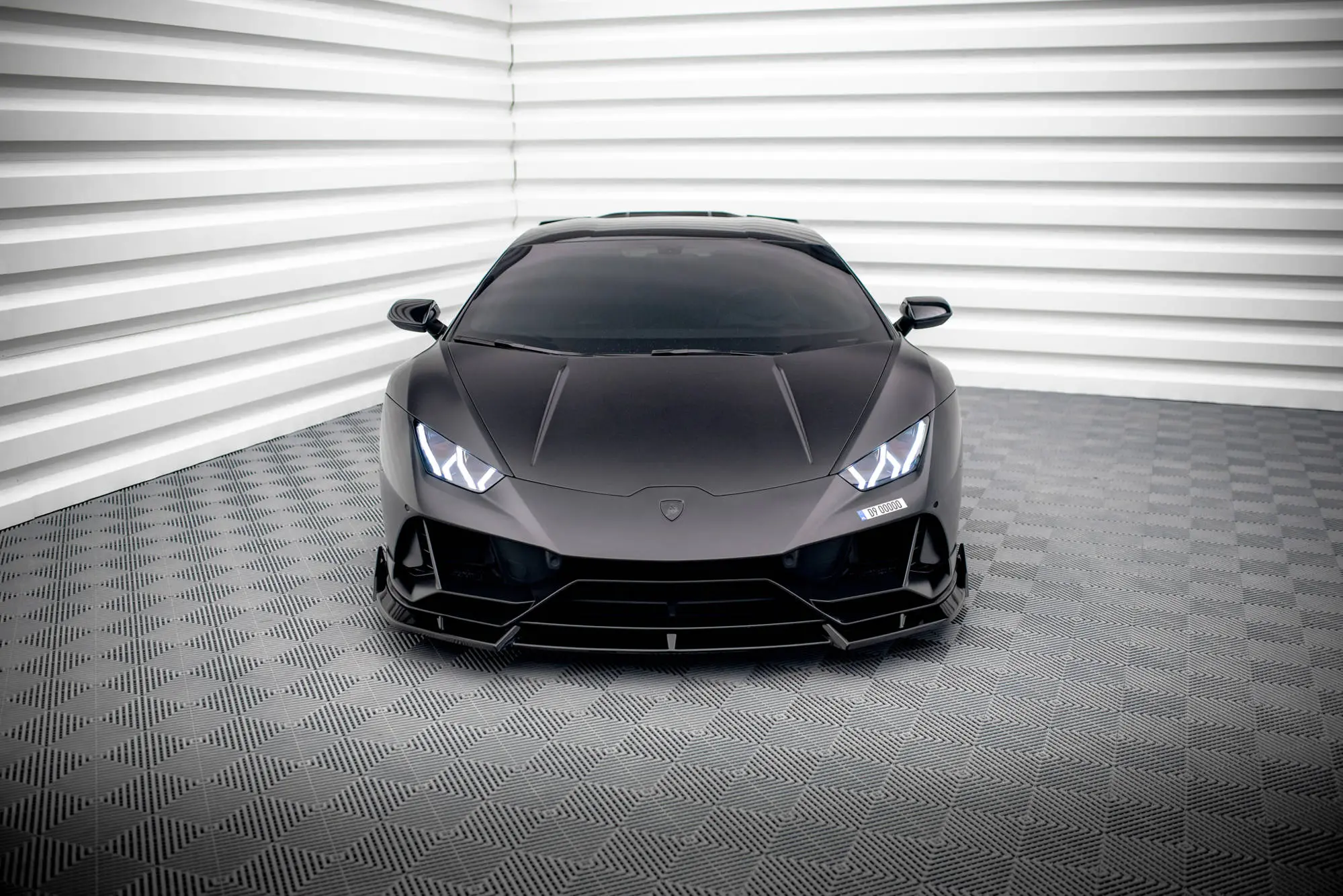 Frontspoiler Lamborghini Huracan Evo 2020-> |  Glossy Black Edition