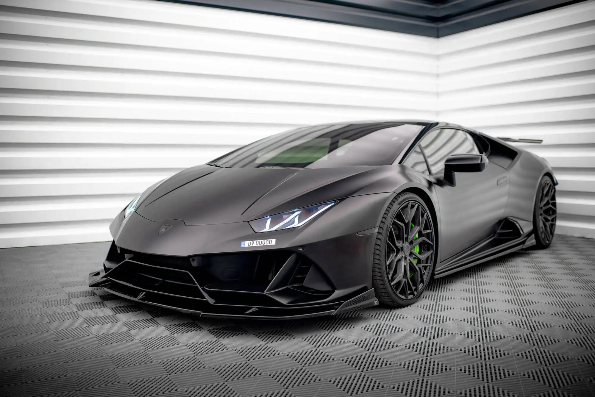 Frontspoiler Lamborghini Huracan Evo 2020-> |  Glossy Black Edition – bilde 5