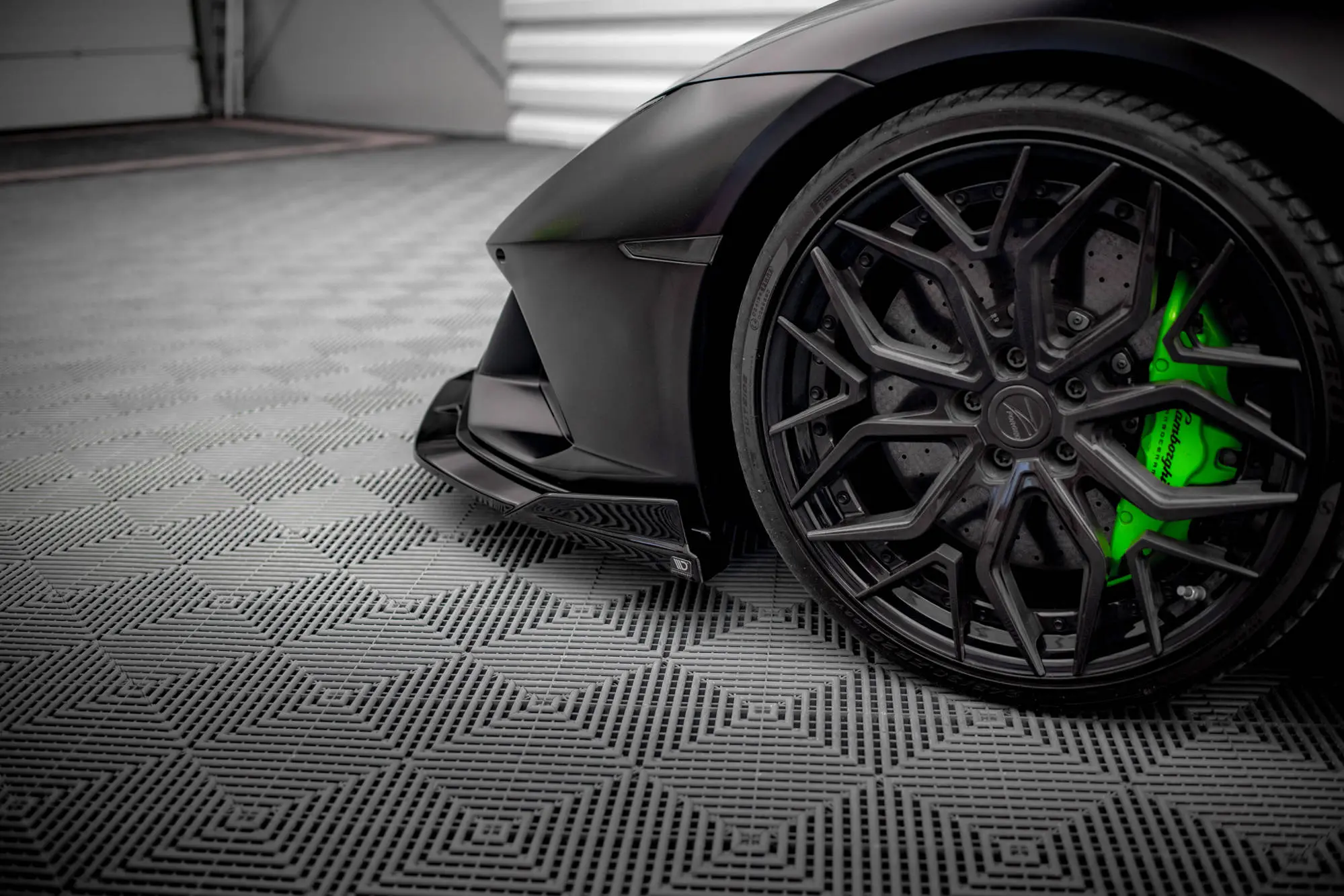 Frontspoiler Lamborghini Huracan Evo 2020-> |  Glossy Black Edition – bilde 6