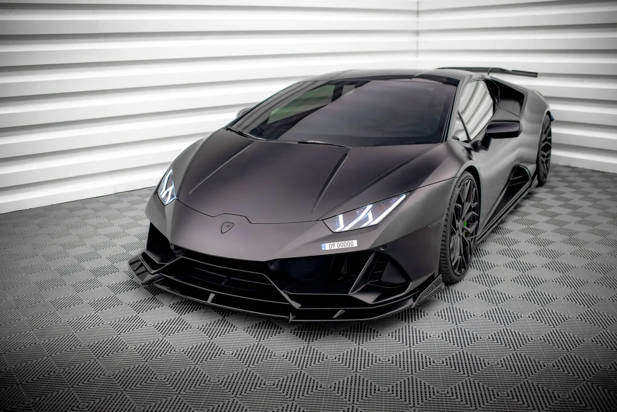 Frontspoiler Lamborghini Huracan Evo 2020-> |  Glossy Black Edition – bilde 7