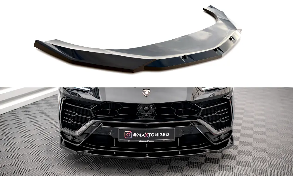 Frontspoiler Lamborghini Urus 2018-> | V.2 Glossy Black Edition Image 2