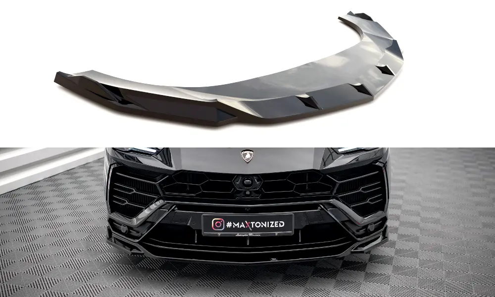 Frontspoiler Lamborghini Urus 2018-> | V.3 Glossy Black Edition – bilde 4