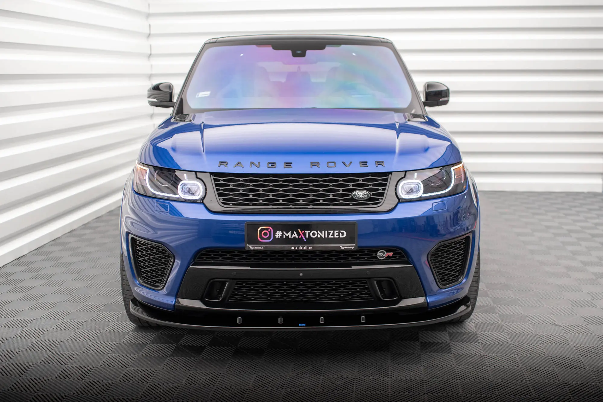 Frontspoiler Land Rover Range Rover Sport (L494) SVR 2013 - 2017 | V.1 Glossy Black Edition