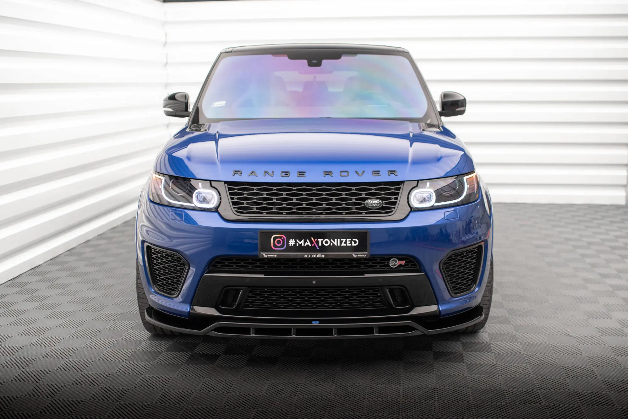 Frontspoiler Land Rover Range Rover Sport (L494) SVR 2013 - 2017 | V.2 Glossy Black Edition