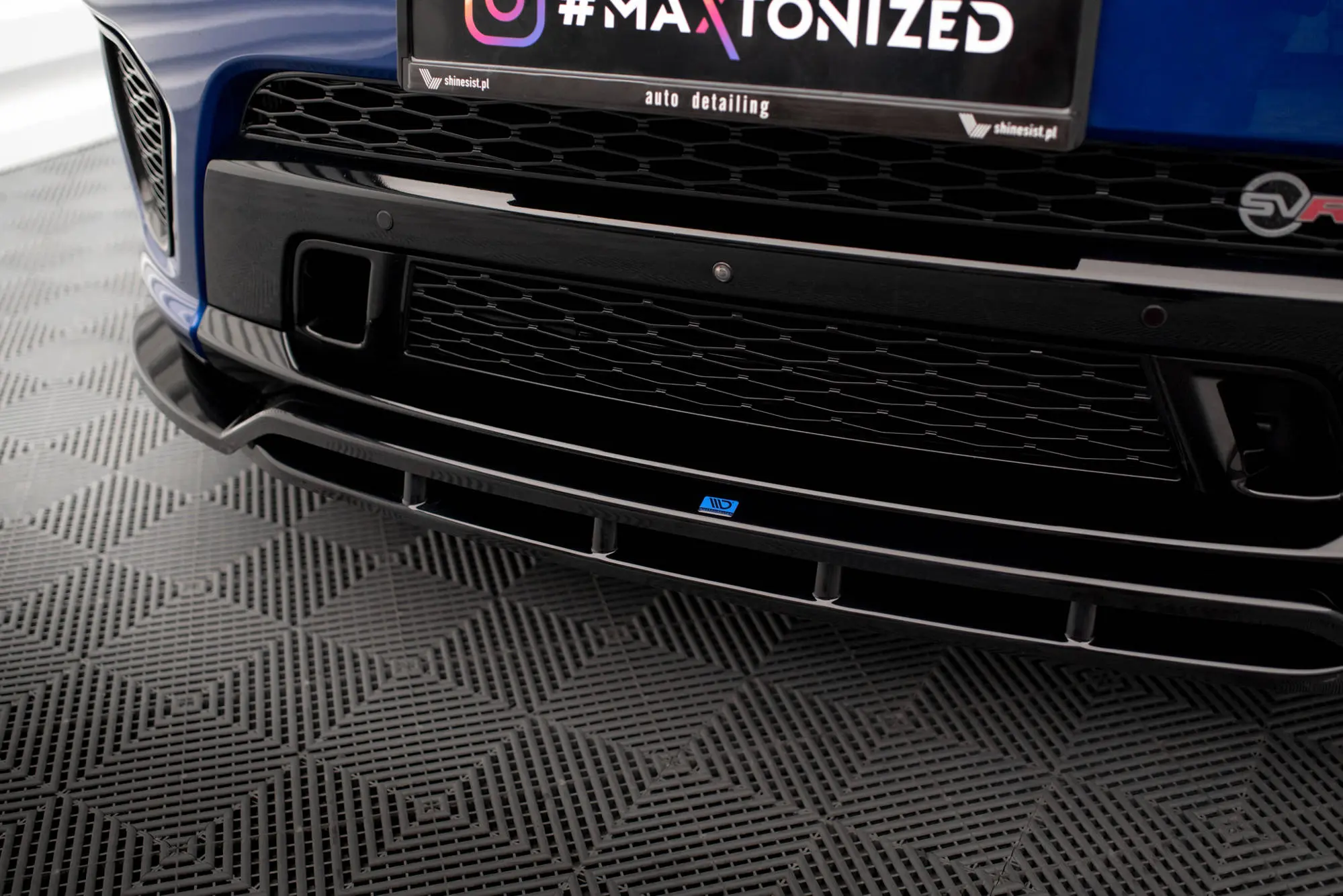 Frontspoiler Land Rover Range Rover Sport (L494) SVR 2013 - 2017 | V.2 Glossy Black Edition – bilde 3