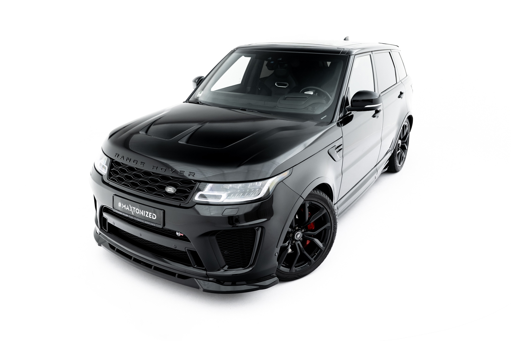 Frontspoiler Land Rover Range Rover SVR IV Facelift 2018 - 2022  | Sport Glossy Black Edition