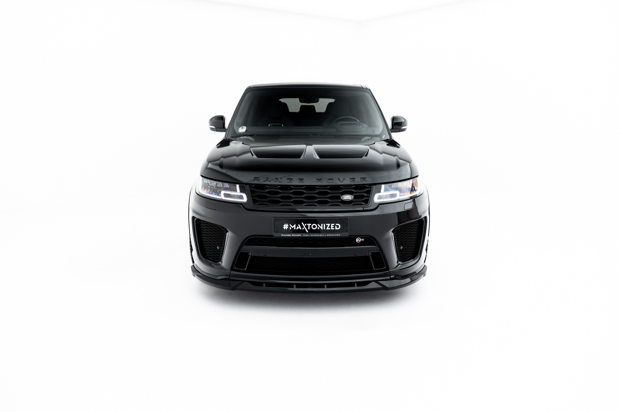 Frontspoiler Land Rover Range Rover SVR IV Facelift 2018 - 2022  | Sport Glossy Black Edition – bilde 3