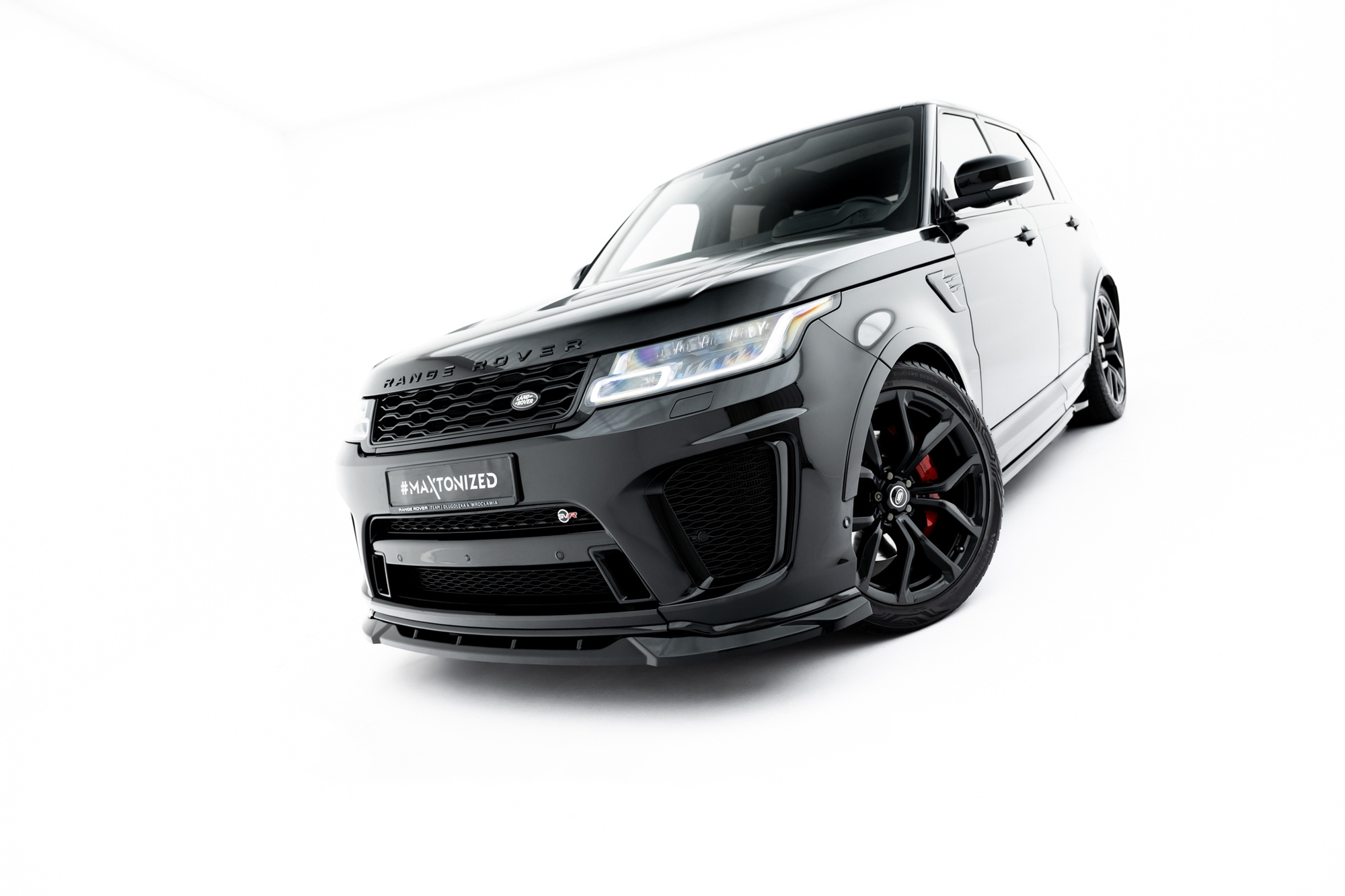 Frontspoiler Land Rover Range Rover SVR IV Facelift 2018 - 2022  | Sport Glossy Black Edition – bilde 4