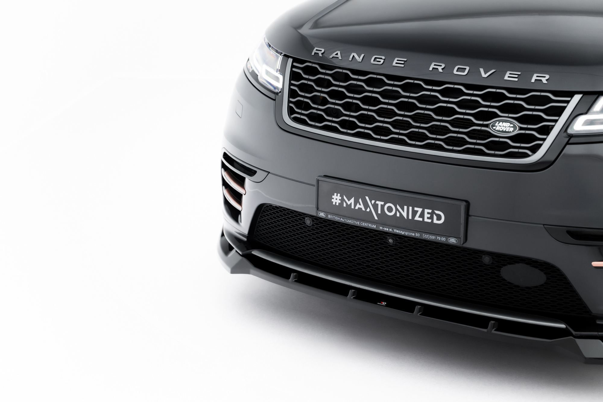 Frontspoiler Land Rover Range Rover Velar R-Dynamic I 2017 - 2023 | Sport Glossy Black Edition – bilde 4