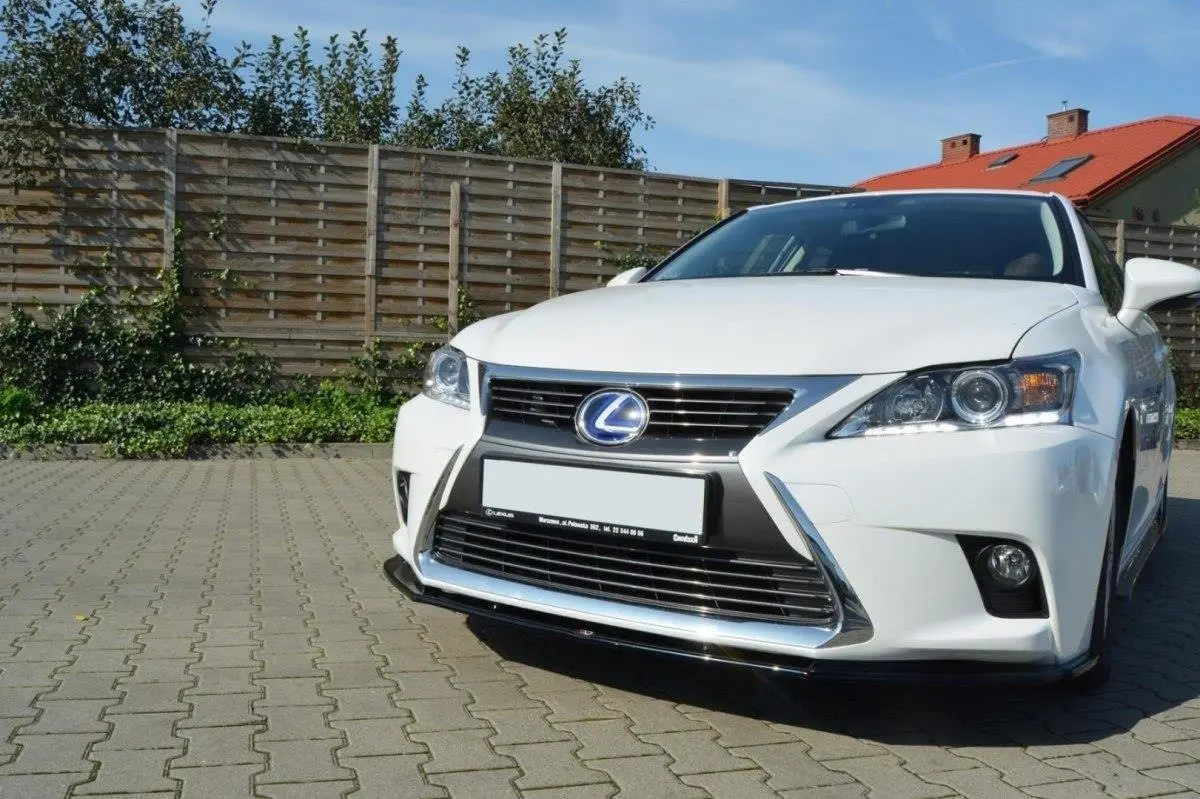 Frontspoiler Lexus CT Facelift 2013-2017 | V.1 Glossy Black Edition – bilde 2