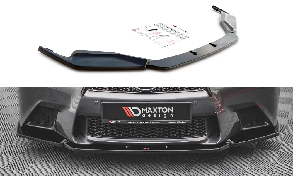 Frontspoiler Lexus GS IV (L10) F-Sport 2012-2015 | V.1 Glossy Black Edition – bilde 2