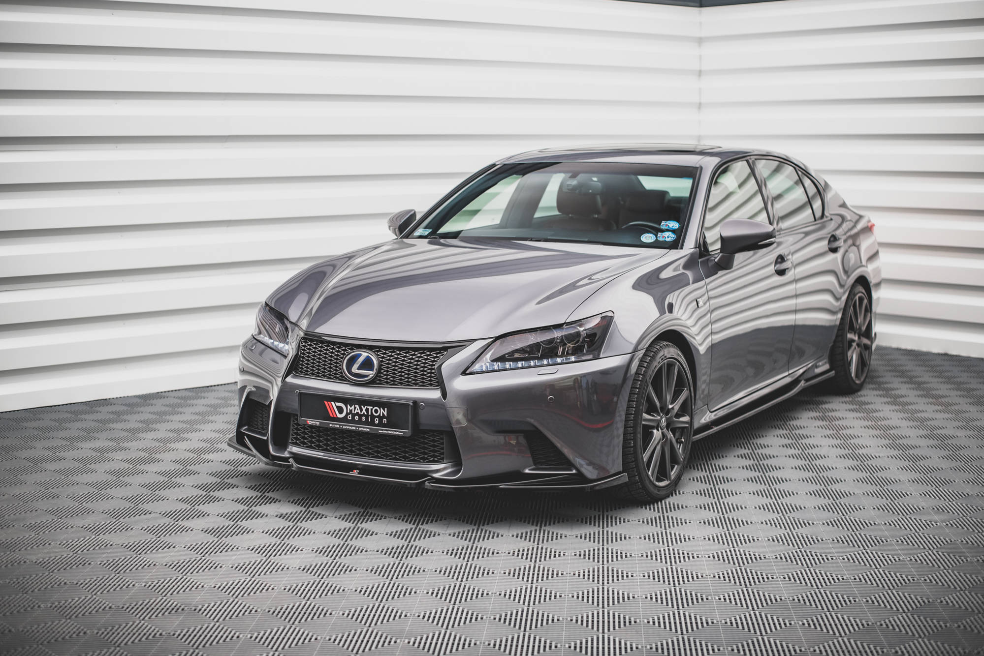 Frontspoiler Lexus GS IV (L10) F-Sport 2012-2015 | V.2 Glossy Black Edition – bilde 3