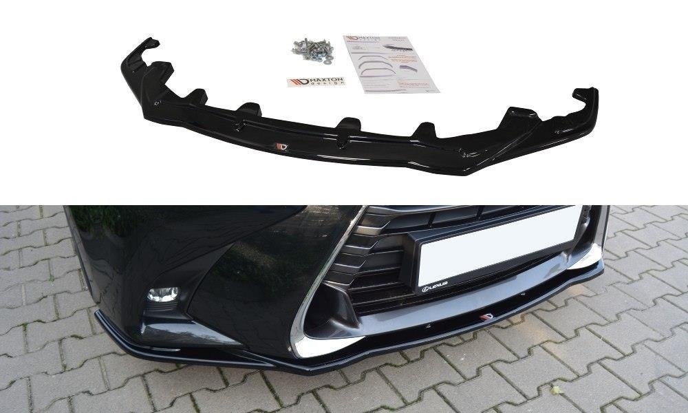 Frontspoiler Lexus GS IV (L10) Facelift 2015->  | V.1 Glossy Black Edition – bilde 2