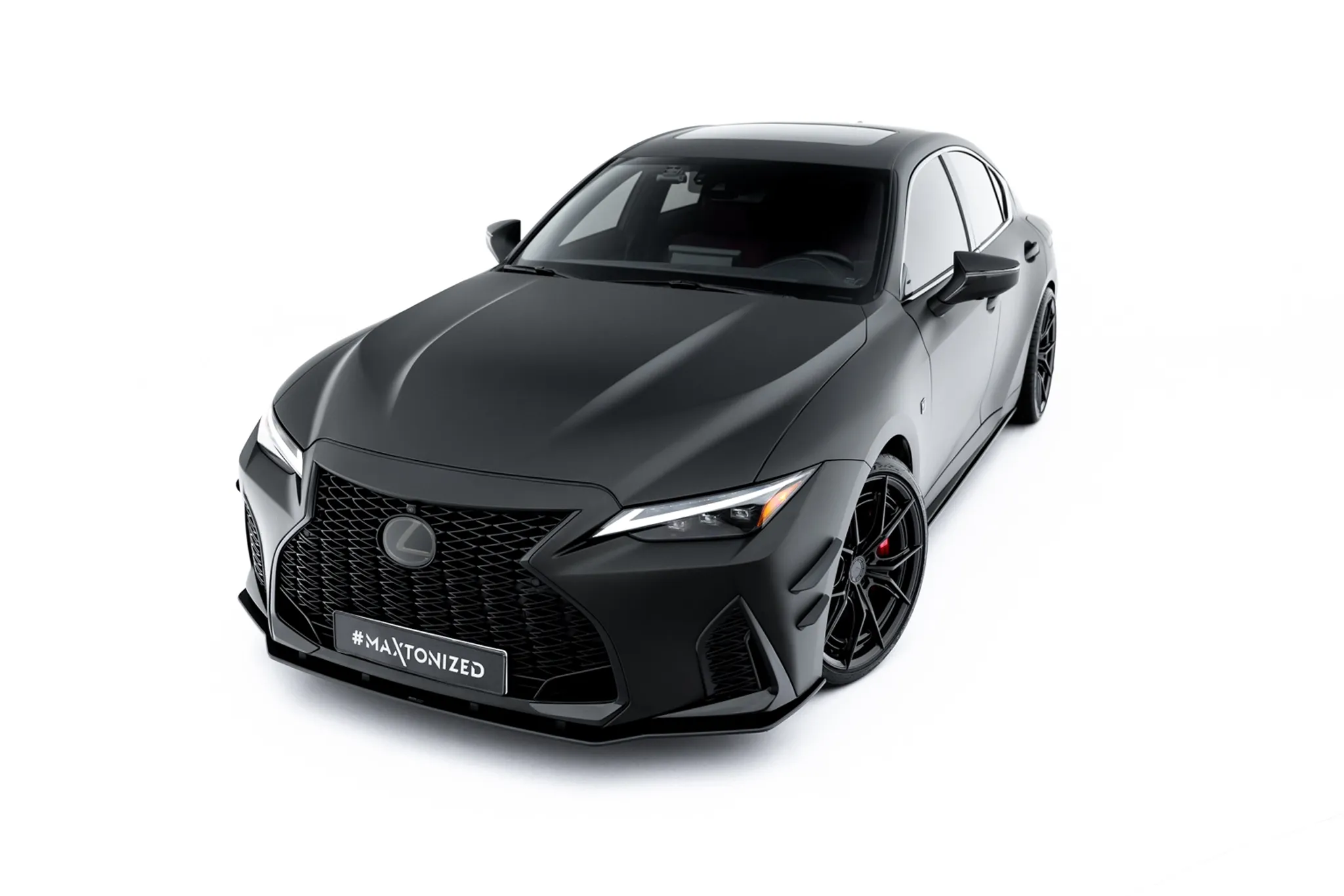 Frontspoiler Lexus IS 500 III Facelift 2 (XE30) 2020 -> | Street Pro Black Edition – bilde 3