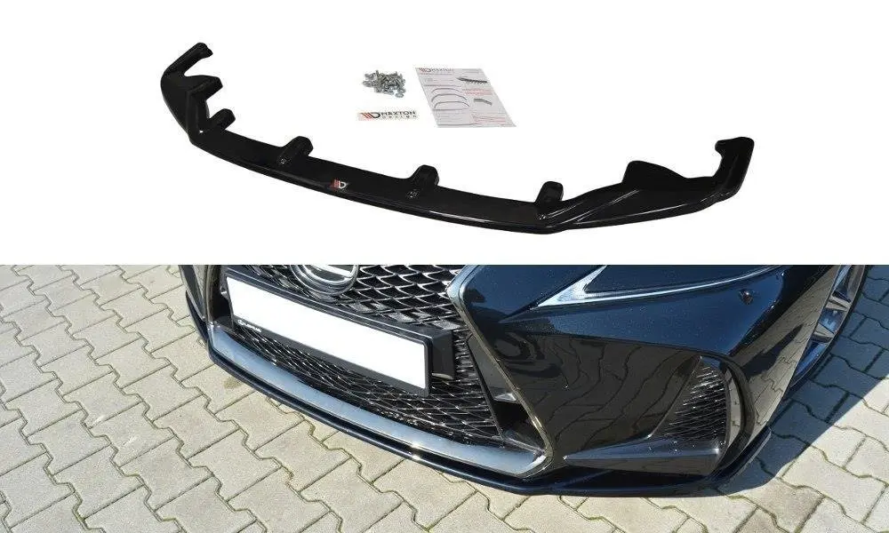 Frontspoiler Lexus IS III F-Sport Facelift 2016 - 2020  | V.1 Glossy Black Edition – bilde 2