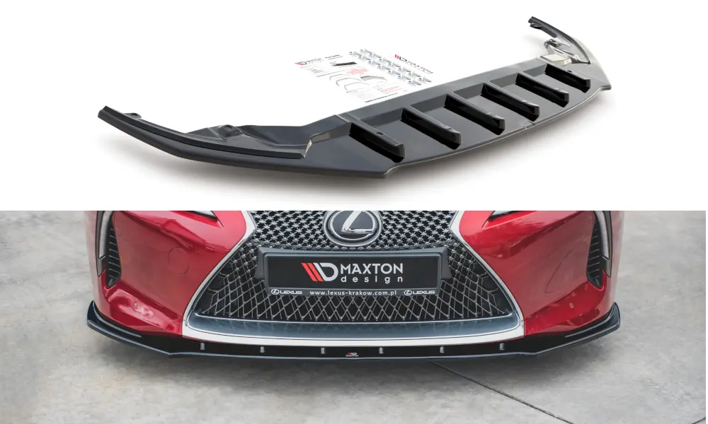 Frontspoiler Lexus LC 500 2017-> | V.1 Glossy Black Edition – bilde 3