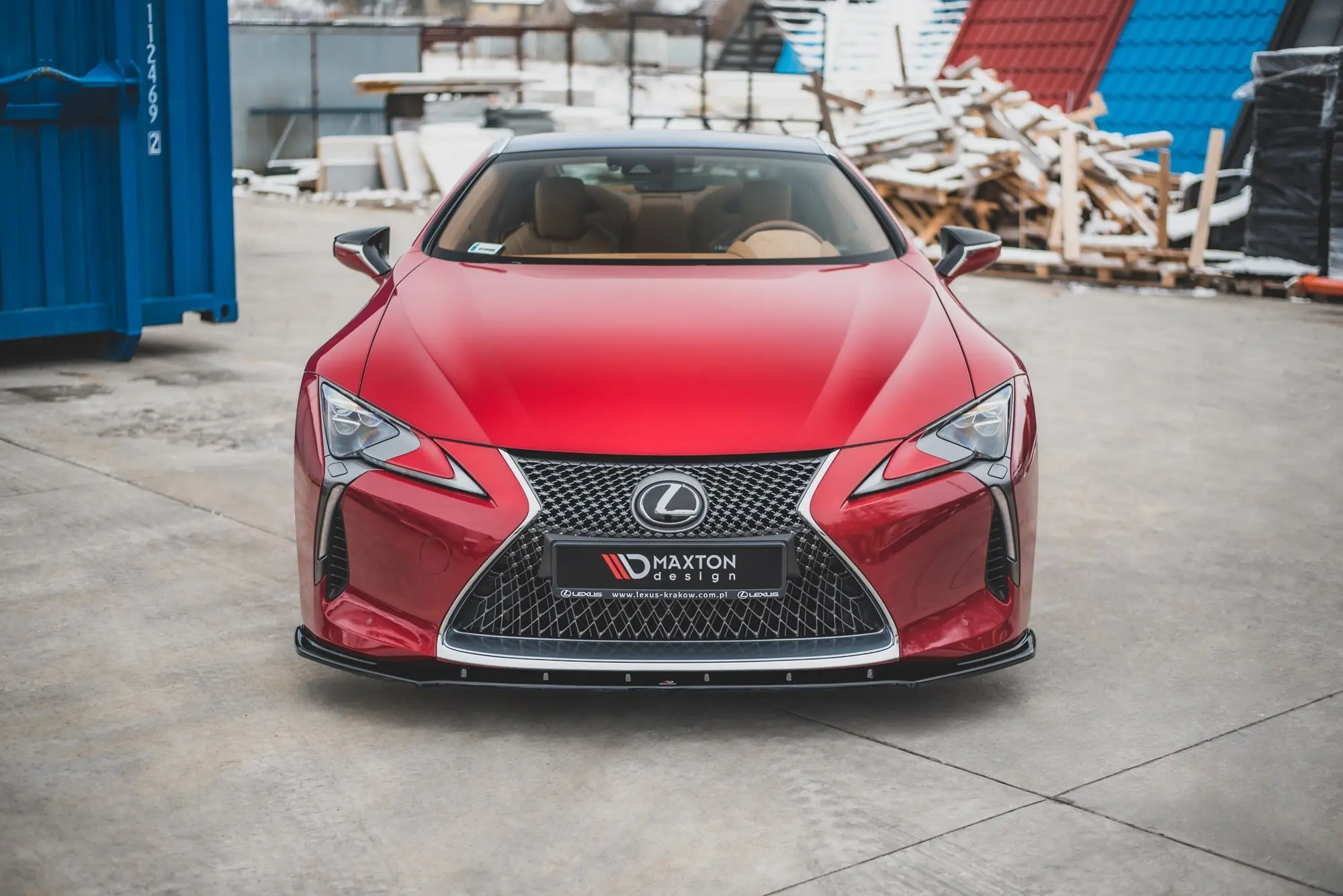 Frontspoiler Lexus LC 500 2017-> | V.1 Glossy Black Edition – bilde 4