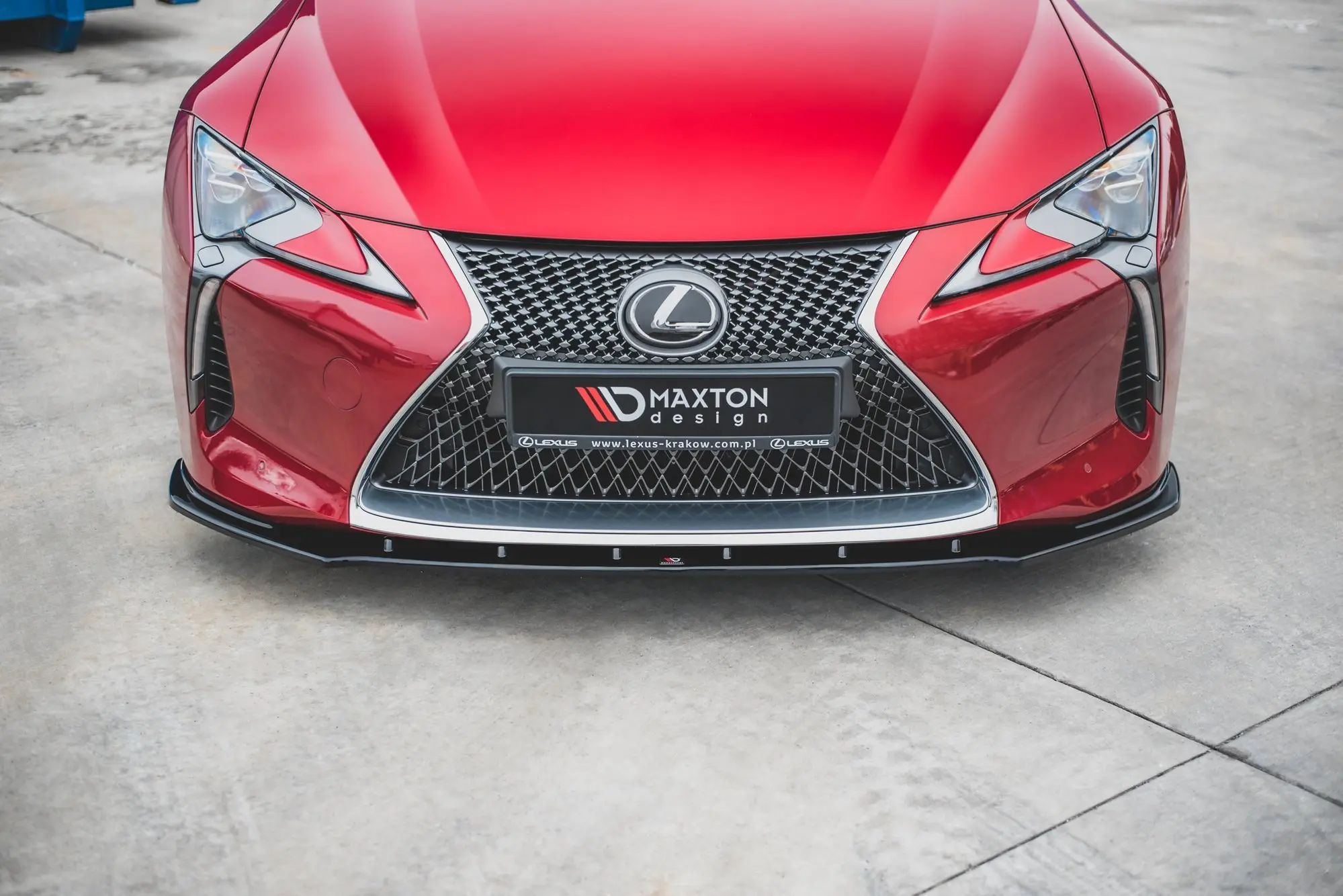 Frontspoiler Lexus LC 500 2017-> | V.1 Glossy Black Edition – bilde 5