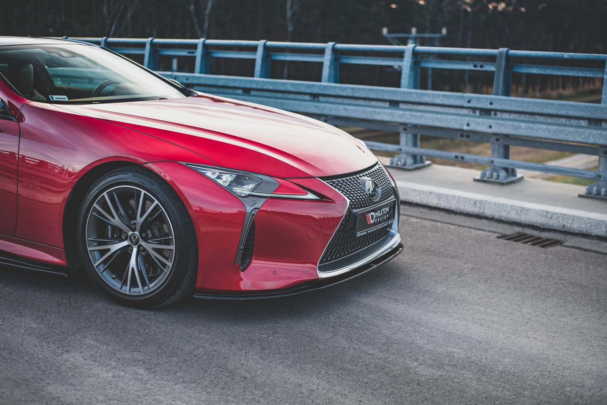 Frontspoiler Lexus LC 500 2017-> | V.2 Glossy Black Edition – bilde 2