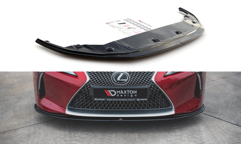 Frontspoiler Lexus LC 500 2017-> | V.2 Glossy Black Edition – bilde 3