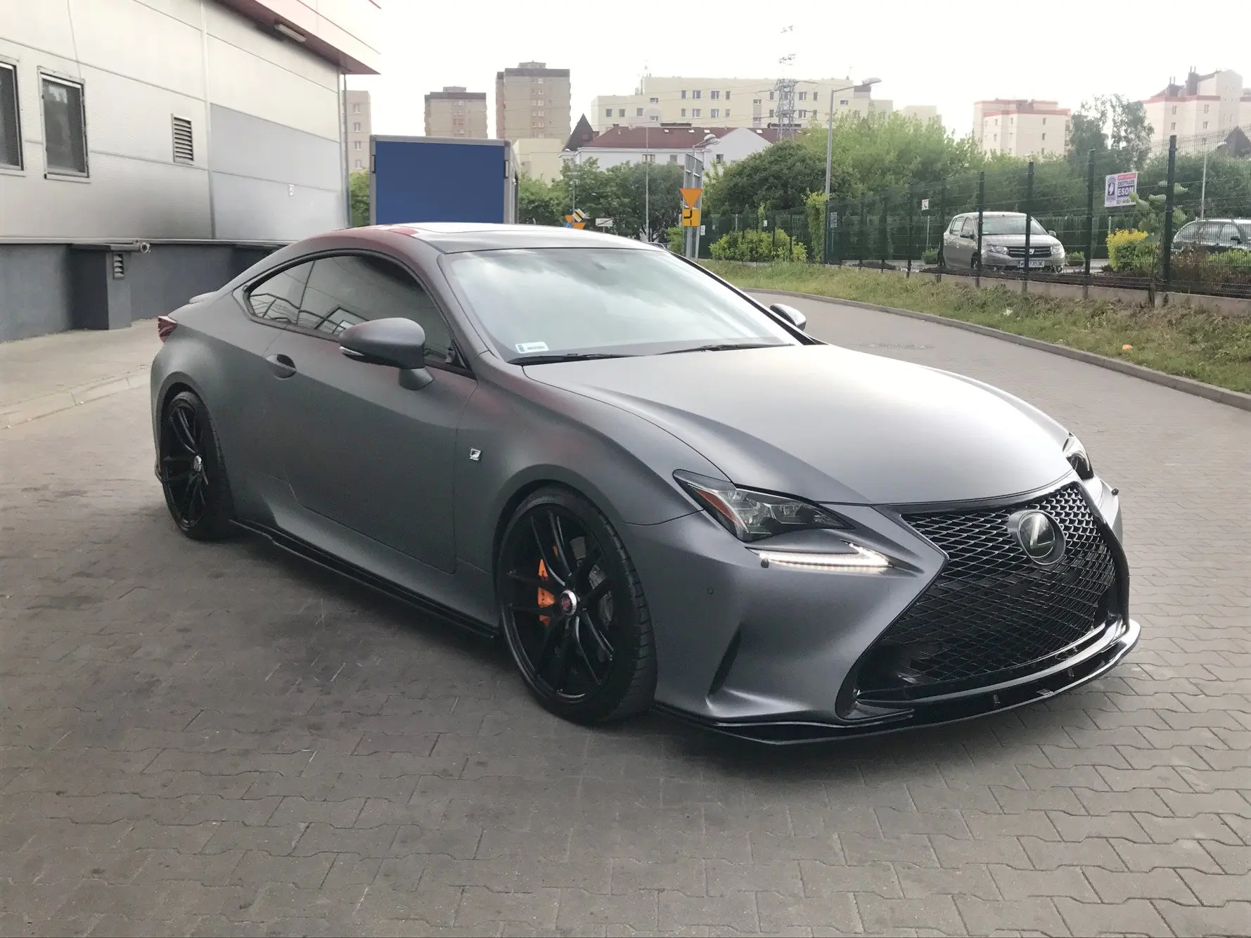 Frontspoiler Lexus RC 2014-2018 | V.1 Glossy Black Edition – bilde 4